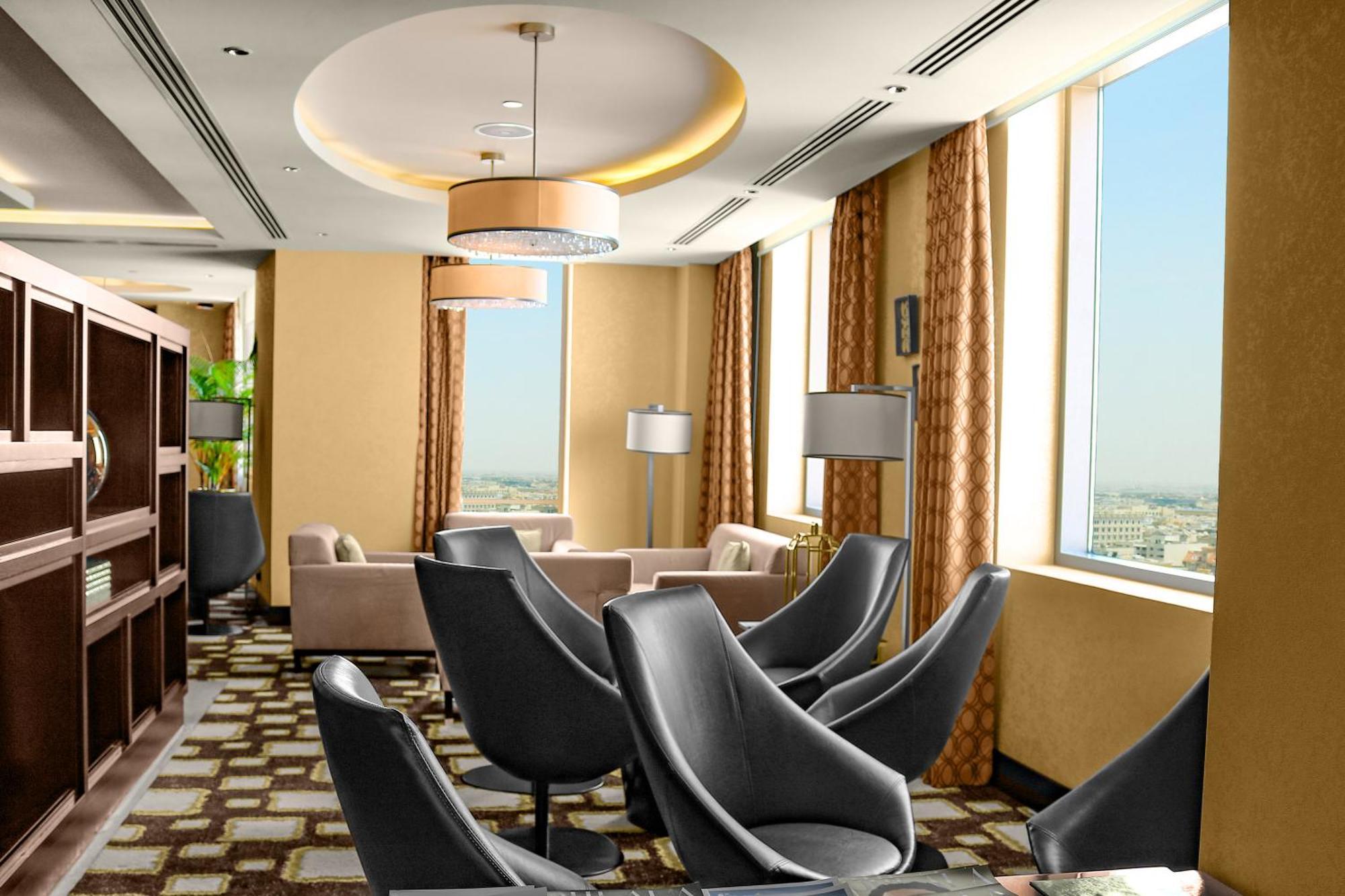 Millennium Plaza Doha Hotel Exterior photo The lounge at the airport